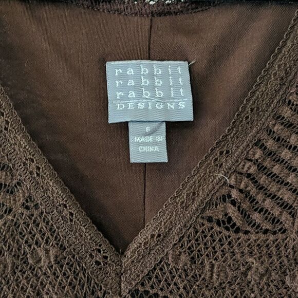 Rabbit Rabbit Rabbit brown long dress - Picture 4 of 7